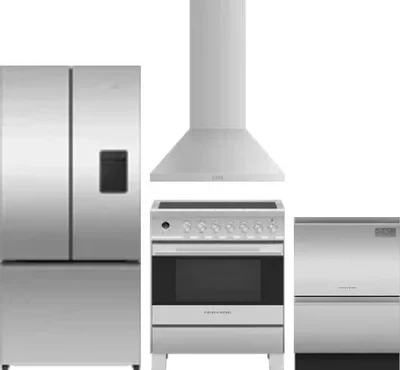 4 Piece Package Includes Refrigerator, Range, Hood And Dishwasher